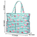 Beach Bags for Women, Beach Tote Bag Waterproof Sandproof Swim Pool Bag Large Capacity Beach Bag with Wet Pocket