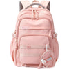 DAKIMOE Large capacity Backpack Aesthetic Student Schoolbag Middle School Backpack, Pink