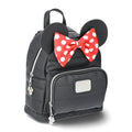 Disney Minnie Mouse Polka Dot Bow Women's Mini Backpack, Black