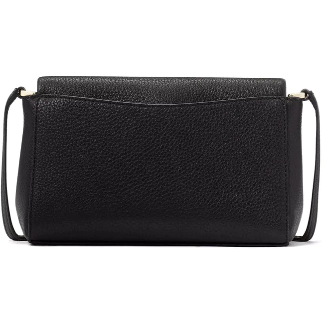 Kate Spade KE487-001 Women's Leila Black Leather Crossbody Bag