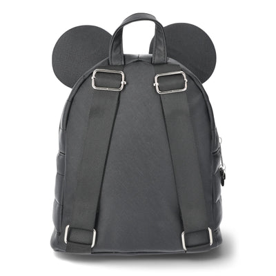 Disney Minnie Mouse Polka Dot Bow Women's Mini Backpack, Black