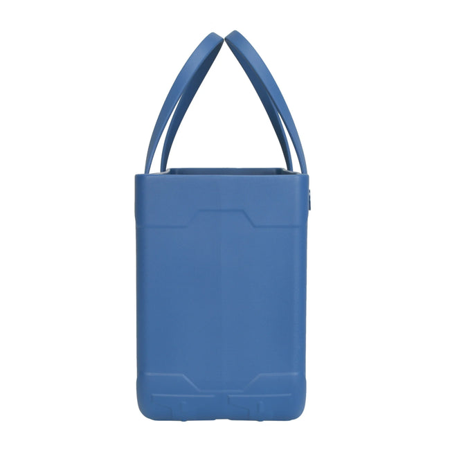 Mainstays Large All Purpose Flex Laundry Tote, Washed Indigo – Waterproof & Washable – 18" W x 8.75" D x 13" H