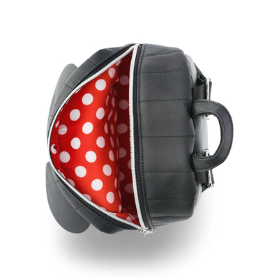 Disney Minnie Mouse Polka Dot Bow Women's Mini Backpack, Black